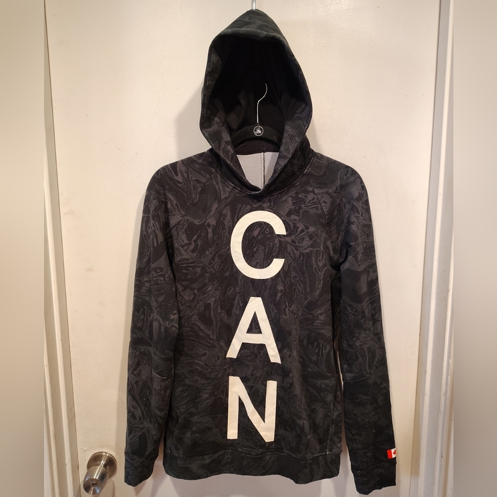 Lululemon Team Canada Camo City Sweat Pullover Hoodie Men's Sz S Olympics Gear